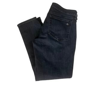 rag & bone Women's Boyfriend Jeans - Dark Blue